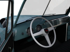 gmc panel truck 1952 3D Model