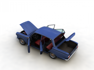 Cortina Mk1 1500 Super 1964 3D 모델
