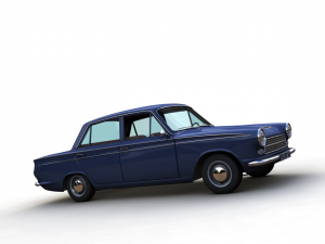 Cortina Mk1 1500 Super 1964 3D 모델
