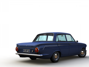 Cortina Mk1 1500 Super 1964 3D 모델