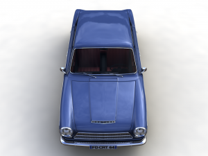 Cortina Mk1 1500 Super 1964 3D 모델