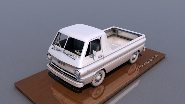 dodge a100 pickup 1964 3D Print Model .c4d .max .obj .3ds .fbx .stl .blend 