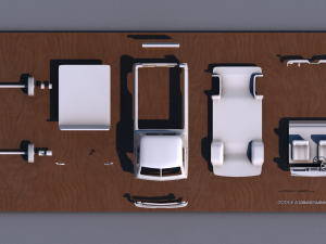 dodge a100 pickup 1964 3D Print Model