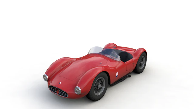 Maserati a6gcs 53 spyder by fantuzzi 1953 3D Model .c4d .max .obj .3ds .fbx .stl .blend 