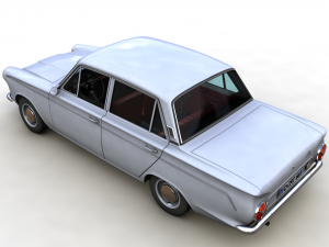 Cortina GT Mk1 1966 4 doors Modelo 3D