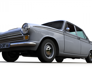Cortina GT Mk1 1966 4 doors Modelo 3D