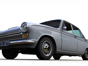 Cortina GT Mk1 1966 4 doors 3D Model