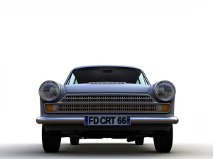 Cortina GT Mk1 1966 4 doors 3D Model