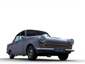 Cortina GT Mk1 1966 4 doors 3D Model