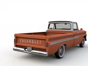 chevy c10 283 v8 pickup 1966 Modelo 3D