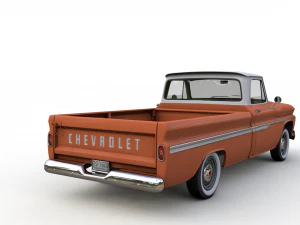 chevy c10 283 v8 pickup 1966 3D Model