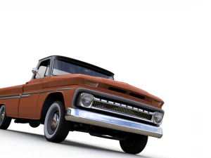 chevy c10 283 v8 pickup 1966 3D Model