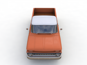 chevy c10 283 v8 pickup 1966 Modelo 3D