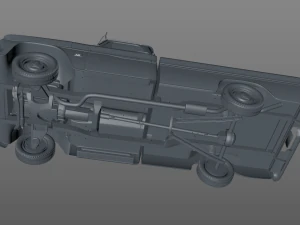chevy c10 283 v8 pickup 1966 3D Model