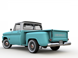 chevy c10 v8 pickup 1966 3D Модель