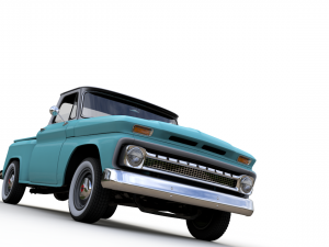 chevy c10 v8 pickup 1966 3D Модель