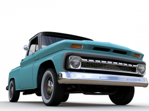 chevy c10 v8 pickup 1966 3D Модель