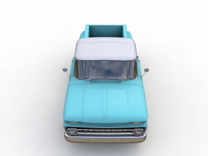 chevy c10 v8 pickup 1966 3D Модель