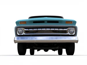 chevy c10 v8 pickup 1966 3D Model