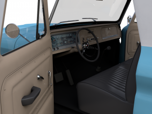 chevy c10 v8 pickup 1966 3D Модель
