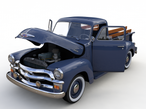 chevy 3100 pickup 1954 3D Модель