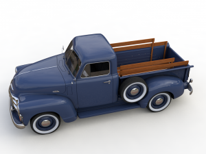 chevy 3100 pickup 1954 3D Модель