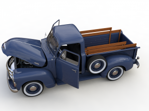 chevy 3100 pickup 1954 3D Модель