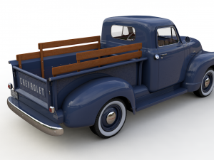 chevy 3100 pickup 1954 3D Модель