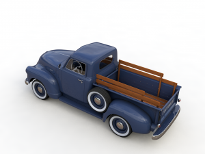 chevy 3100 pickup 1954 3D Модель