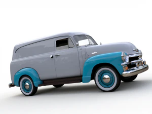 chevy 3100 panel van 1954 3D Model