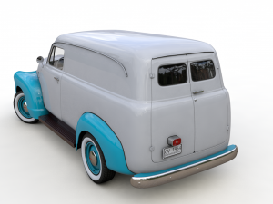 chevy 3100 panel van 1954 3D 모델