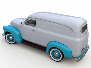 chevy 3100 panel van 1954 3D 모델