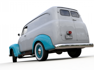 chevy 3100 panel van 1954 3D 모델
