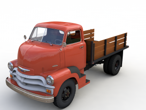 chevy 6400 coe 1954 3D 模型