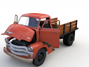 chevy 6400 coe 1954 3D Model