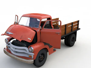 chevy 6400 coe 1954 3D Model