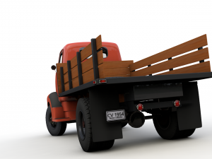 chevy 6400 coe 1954 3D Model