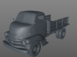chevy 6400 coe 1954 3D Model