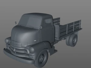 chevy 6400 coe 1954 3D Model