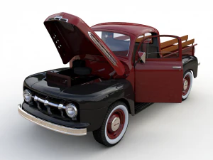 mercury m-1 pickup 1951 3D Model