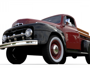 mercury m-1 pickup 1951 3D-Modell