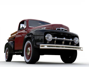 mercury m-1 pickup 1951 3D Model