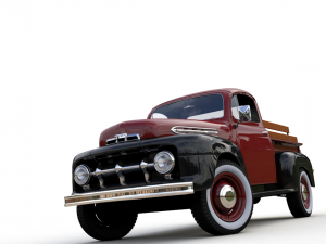 mercury m-1 pickup 1951 3D-Modell