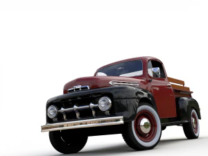 mercury m-1 pickup 1951 3D Model