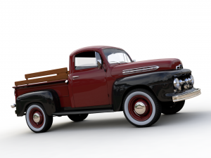mercury m-1 pickup 1951 3D-Modell