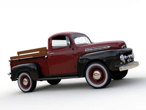 mercury m-1 pickup 1951 3D Model