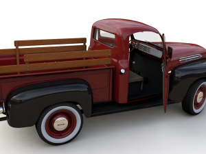 mercury m-1 pickup 1951 3D-Modell