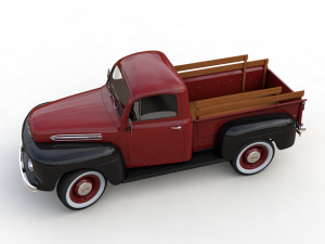 mercury m-1 pickup 1951 3D-Modell