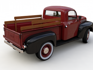 mercury m-1 pickup 1951 3D-Modell
