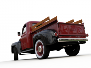 mercury m-1 pickup 1951 3D-Modell